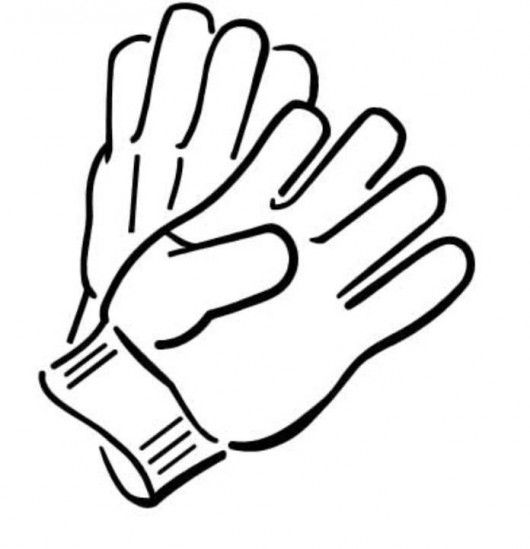 Winter Gloves Clipart.