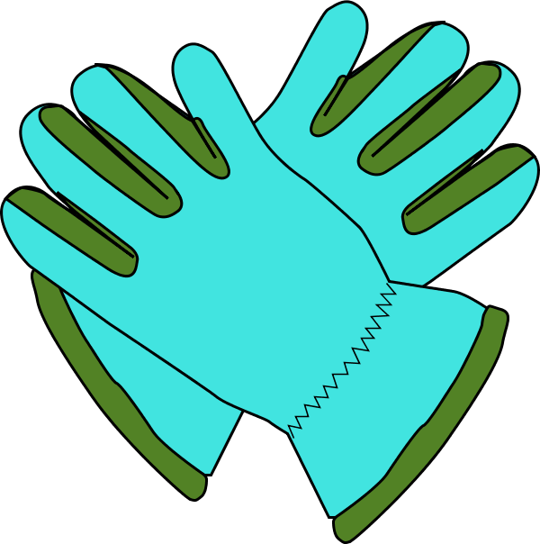 Work Gloves Clipart.