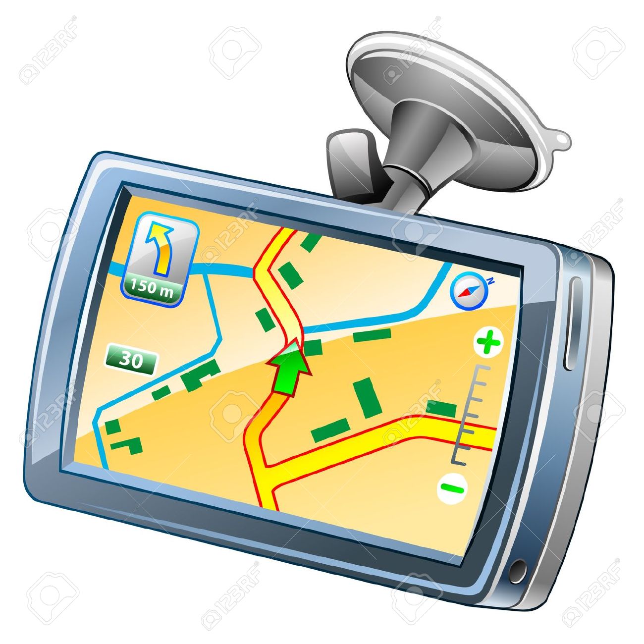 GPS Clip Art Free.