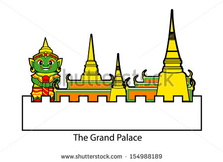 Grand Palace Stock Vector 154988189.