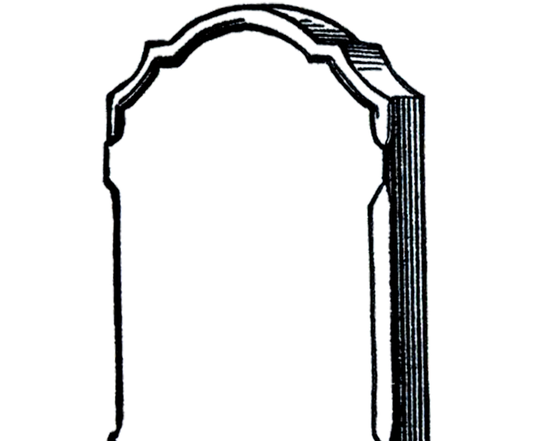 Free Vintage Gravestone Clip Art.