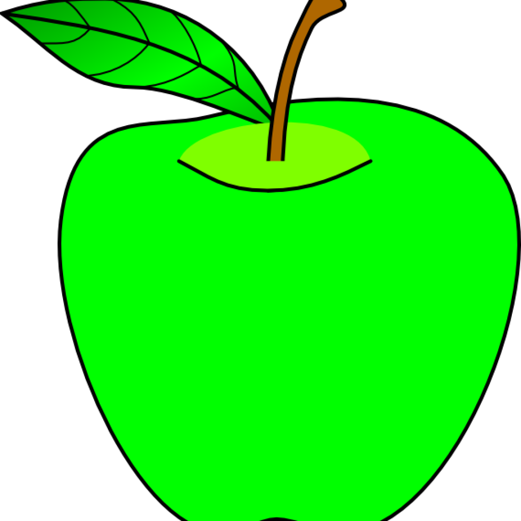 Clip Art Openclipart Apple Green Image Cartoon Apples.