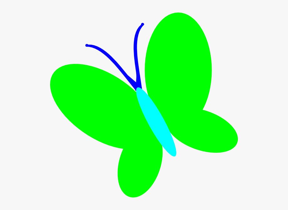 Green Butterfly Clipart.