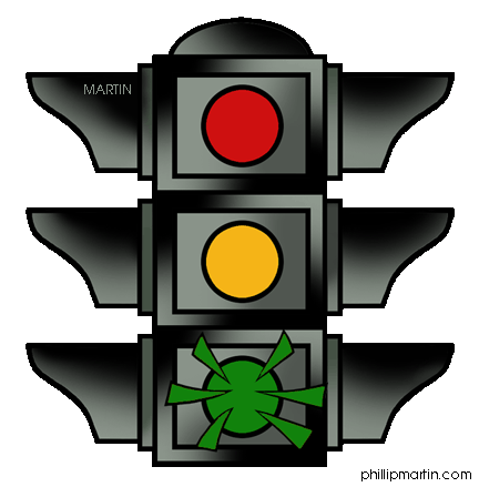 Green Stop Light Clipart.