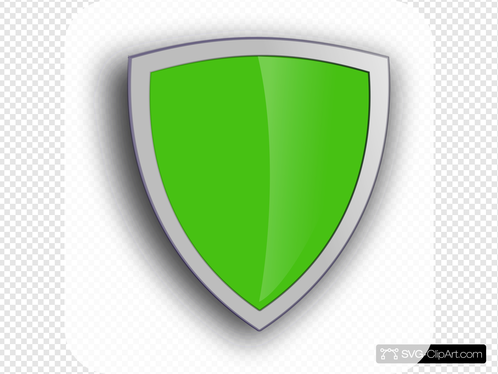 Green Shield Clip art, Icon and SVG.