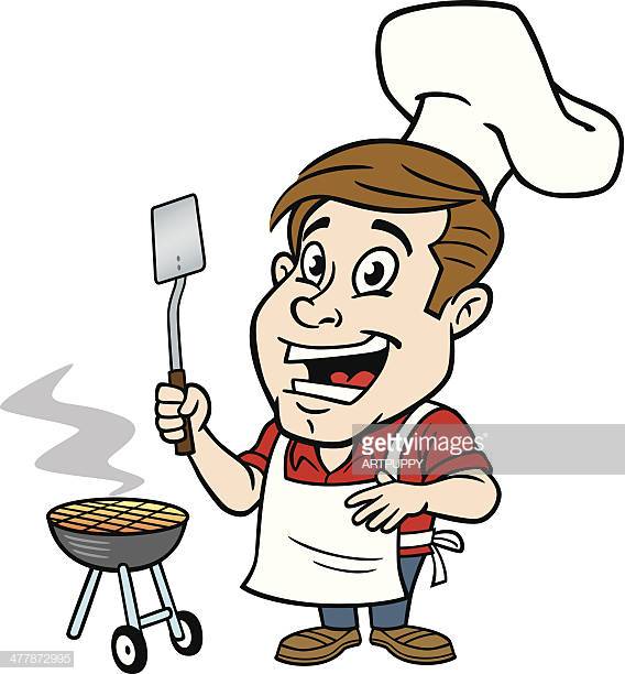 60 Top Man Grilling Stock Illustrations, Clip art, Cartoons, & Icons.