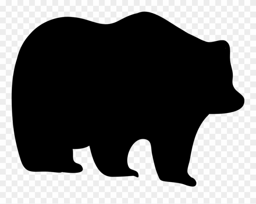 Bear,Grizzly bear,Clip art,Black.