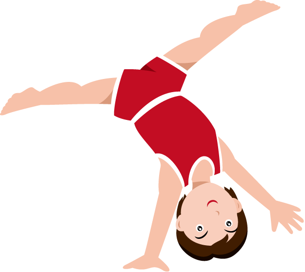 Gymnastics Clipart Black And White.