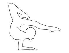 Gymnast outline clipart 1 » Clipart Portal.