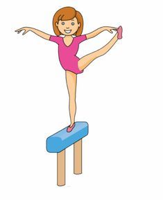 Gymnastics balance beam clipart 6 » Clipart Portal.