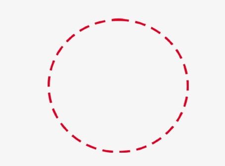 Dotted Circle Simple Decorative Borders PNG, Clipart.