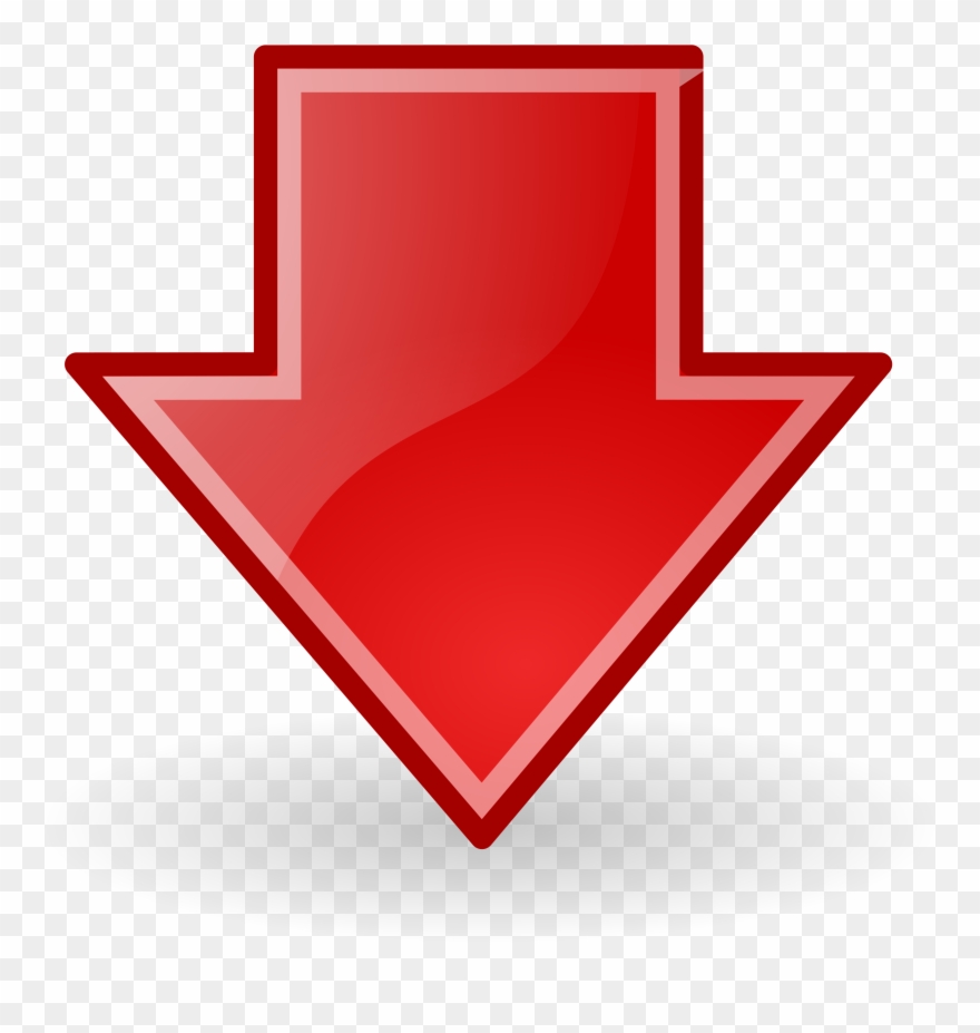 Blue Down Arrow Png Clipart (#45965).