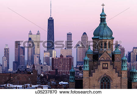 Stock Photography of Saint Nicholas Ukrainian Catholic Cathedral.