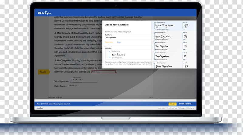 Computer program DocuSign Computer Software Electronic.