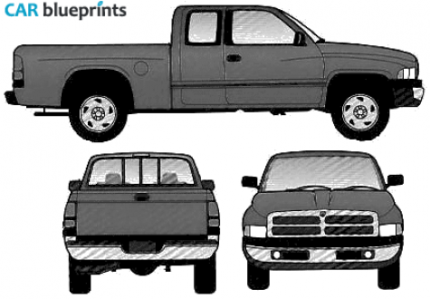 Dodge truck clipart.