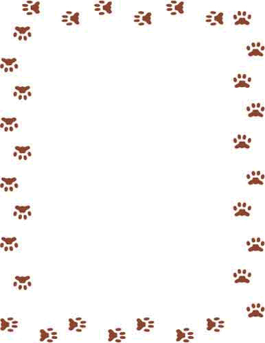 Puppy Border Cliparts.