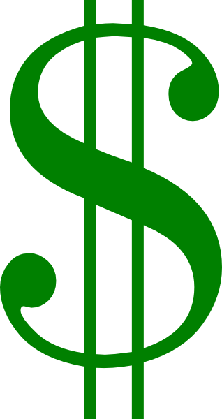 Green Dollar Sign Clipart.