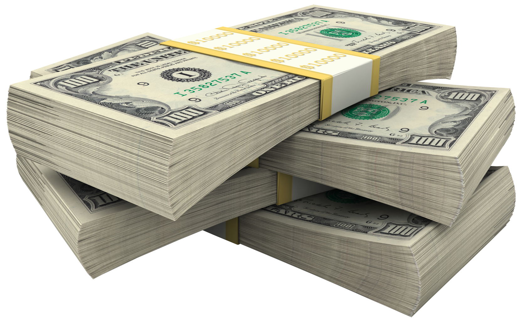 Bundles Of Dollars PNG Clipart Picture.