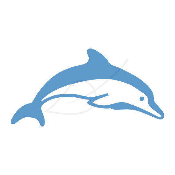 Cute Baby Dolphin Clipart.