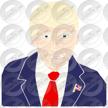 Donald Trump Stencil for Classroom / Therapy Use.