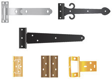 Door Hinges Stock Illustrations.