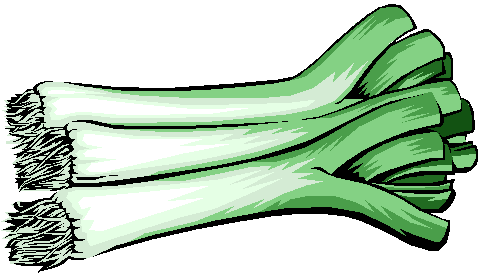 Leek Clipart.