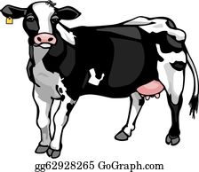 Dairy Cow Clip Art.