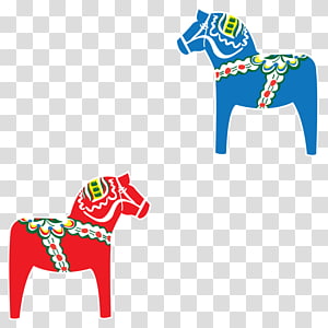 Dalecarlian Horse transparent background PNG cliparts free.