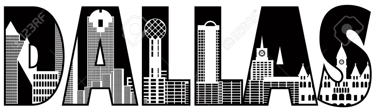 Dallas texas clip art.