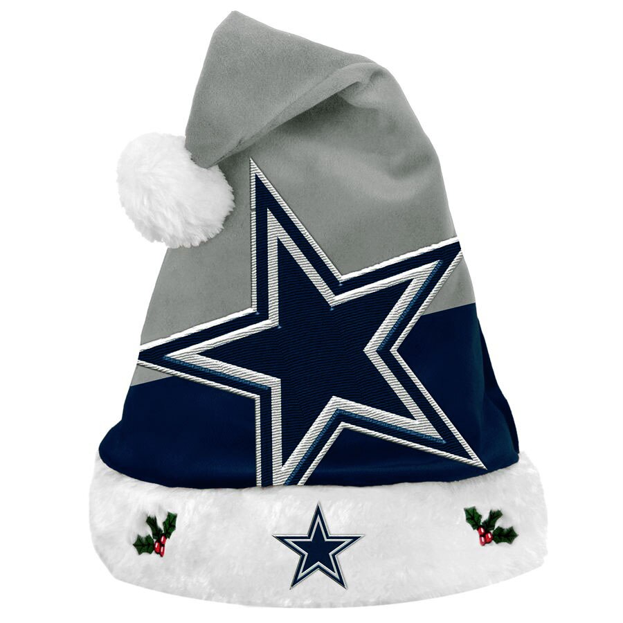 Dallas Cowboys Team Basic Santa Hat.