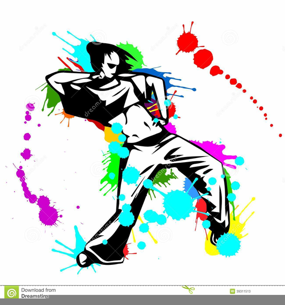 Hip Hop Dance Clipart.