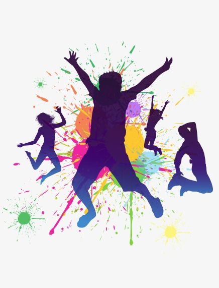 Dancing People, Dancing Clipart, People Clipart, Youth PNG.