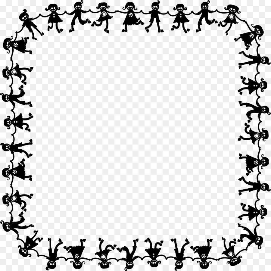 Border Design Black And White clipart.