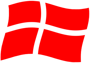 Flag Danmark Clipart.