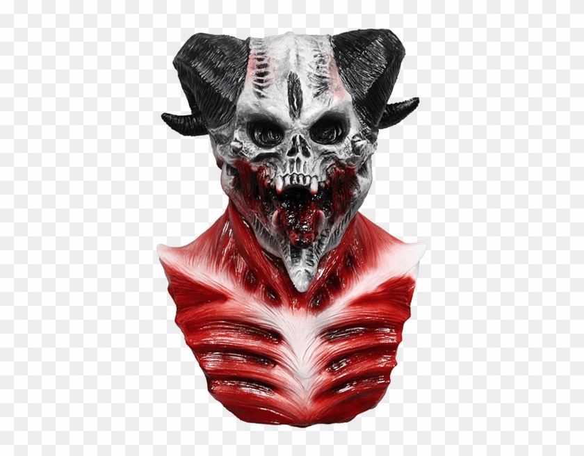 Brand New Latex Devil Skull Mask.