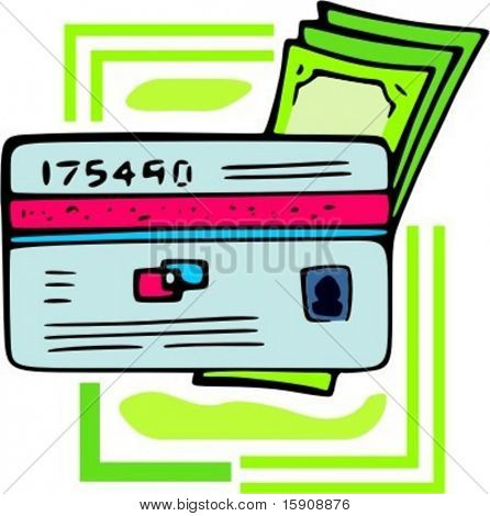 Clip Art Debit Card.