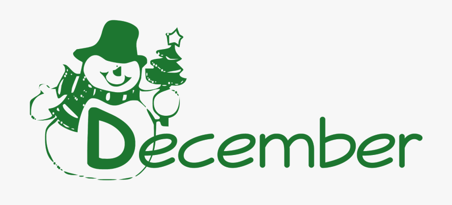 December Clipart December Word.