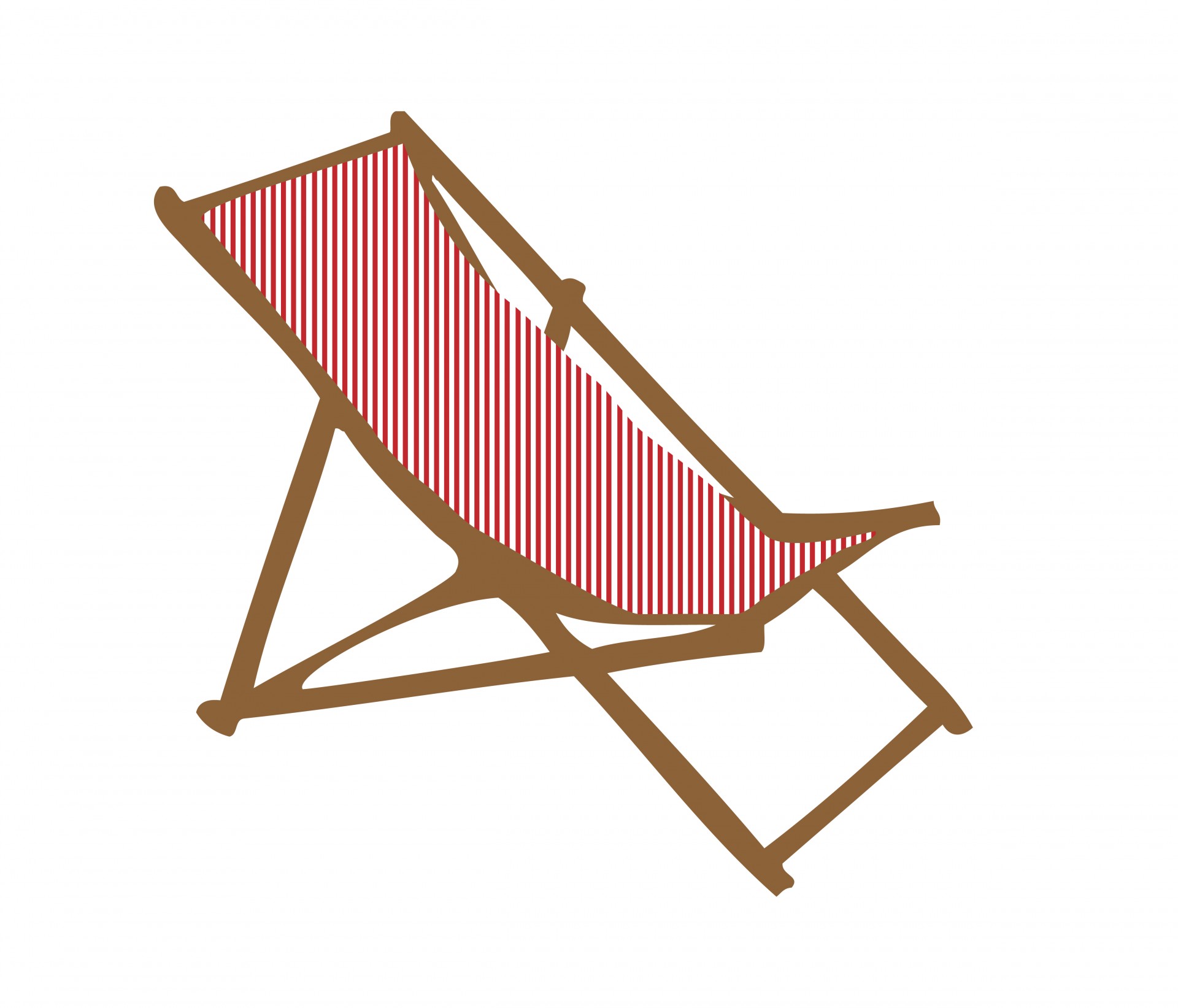 Deck Chair Clipart Free Stock Photo.