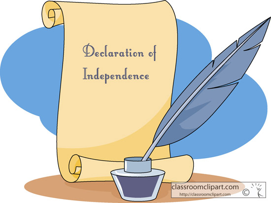 Declaration Of Independence Clipart.