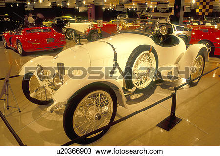 Stock Photo of antique car, South Deerfield, MA, Massachusetts.