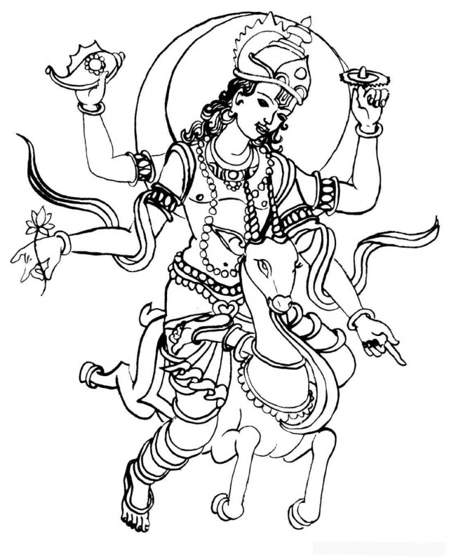 Deities of Hinduism Clip Art.