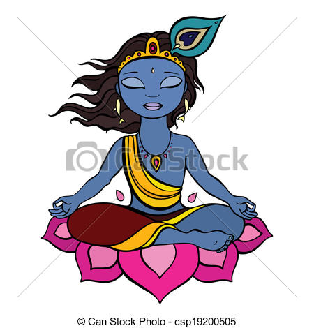 Deities of Hinduism Clip Art.