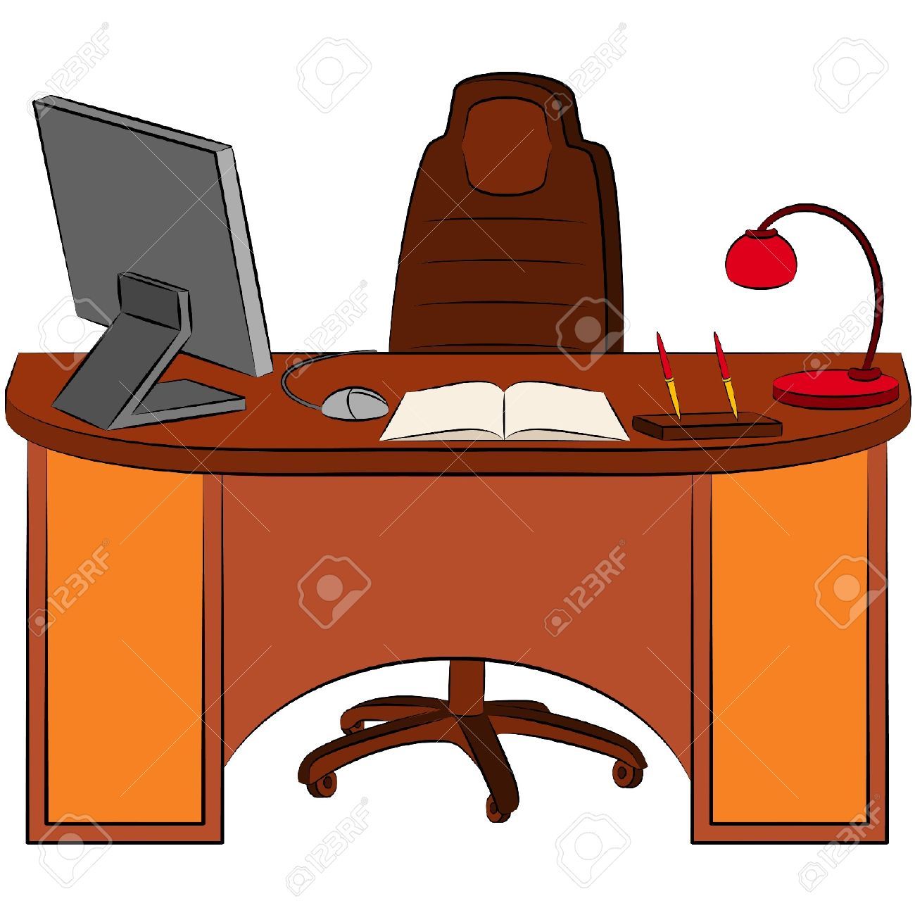 Office Desk Clipart.