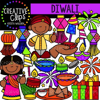 Diwali Clipart {Creative Clips Clipart}.