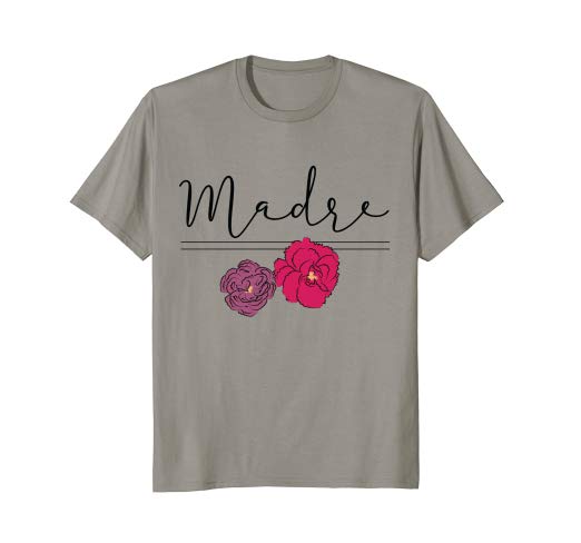 Amazon.com: Dia de las Madres Mother's Day Madre Floral Graphic T.