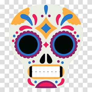 Day Of The Dead Mask transparent background PNG clipart.