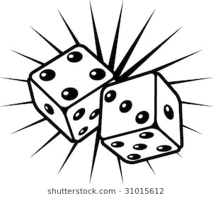 Rolling dice clipart 5 » Clipart Station.