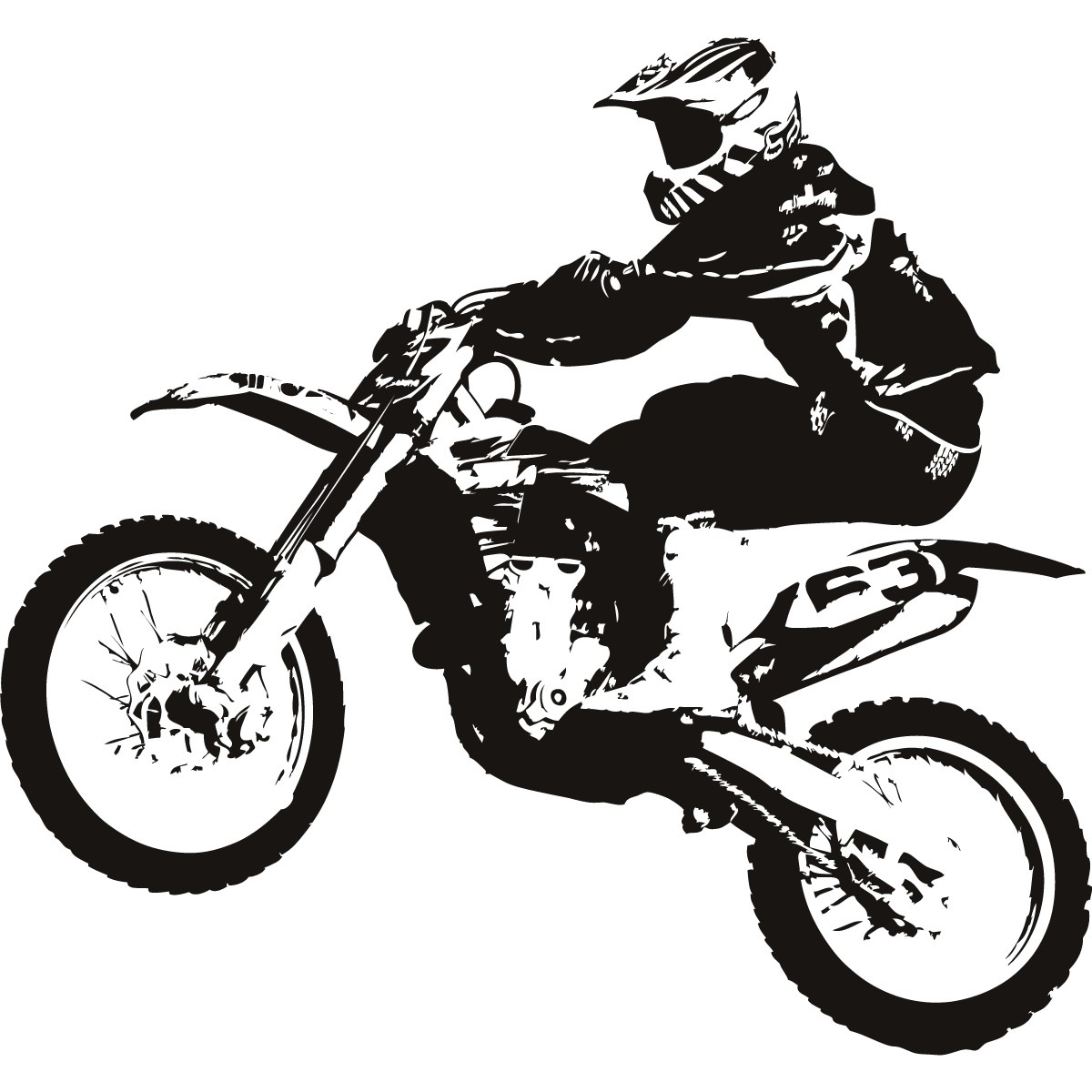 Blue Dirt Bike Clipart#1868457.