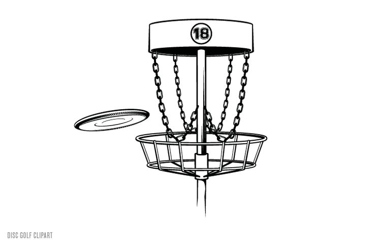 Disc Golf Clip Art.