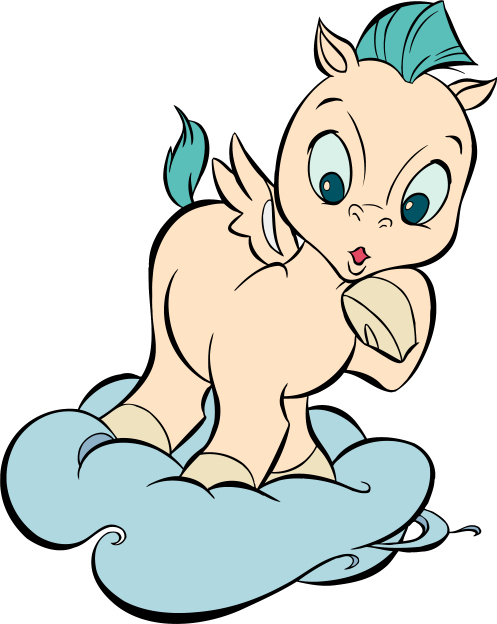 Pegasus Hercules Clipart.